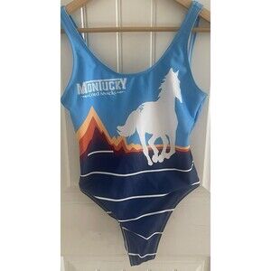 Shinesty One Piece Swimsuit Size L Horses